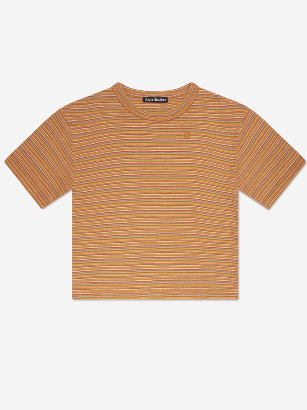 Acne Studios Logo-Appliquèd Striped Cotton-Jersey T-Shirt
